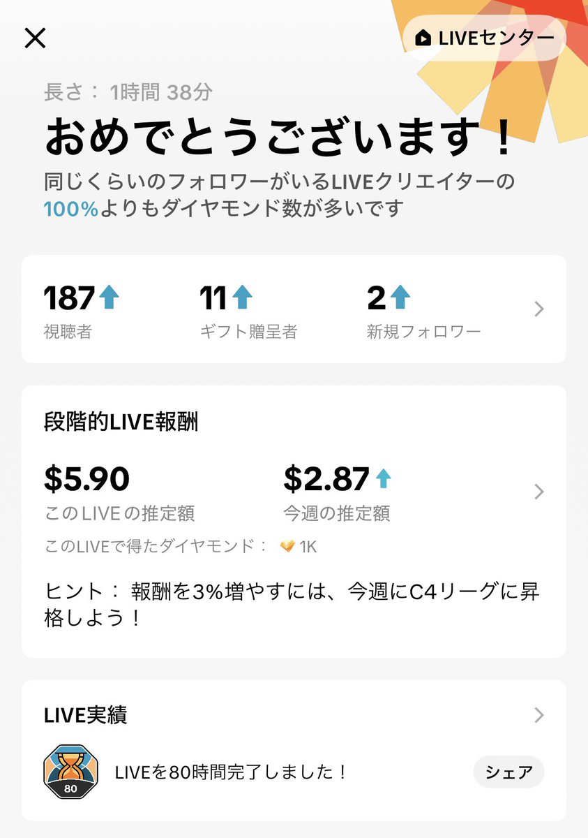営業終わりの配信で沢山の閲覧とギフトありがとう🎁✨

これから配信や投稿力入れていくので
まだフォローしてない人はお願いね🥺

プロフの固定にアカウント貼ってるのでそちらからお願いします！

#岡山
#ホスト
#Shiny𝟭𝘀𝘁
#TikTok
#配信