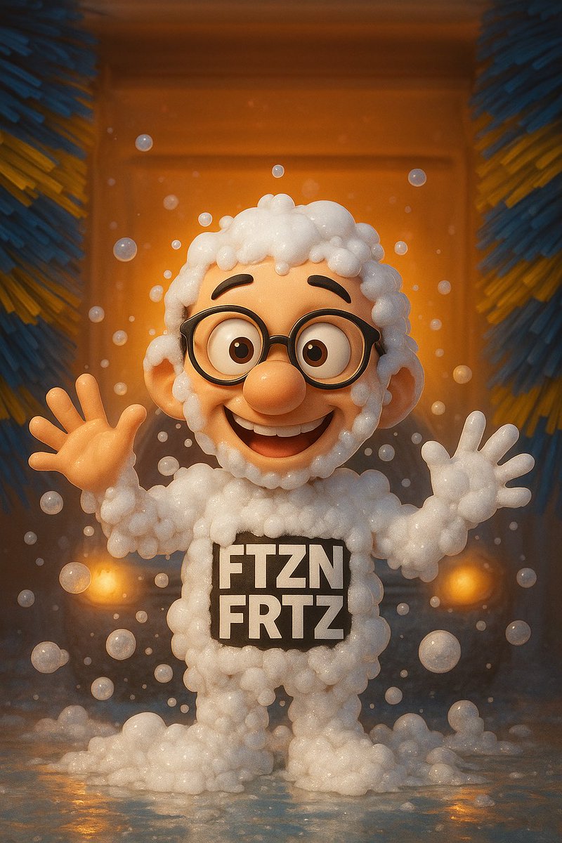 Die Waschstraße war heute etwas… übermotiviert.
Mein Auto ist sauber, aber ich sehe aus wie eine FtznFrtz-Schneekugel. 🫧🤣

linktr.ee/ftznfrtz.org

#FtznFrtz #FritziFriday #CarWash 
<a href="/ftznfrtzmeme/">FtznFrtztaler</a> <a href="/FTZNFRTZ_/">FTZNFRTZ</a> <a href="/DerBurnerdotcom/">Frage für nen Freund</a> <a href="/Mstgbl11/">Britta</a> <a href="/Goisapeterle/">Goisapeter</a> <a href="/Waldfee24/">K</a> <a href="/ThorstenGebauer/">Thor</a>