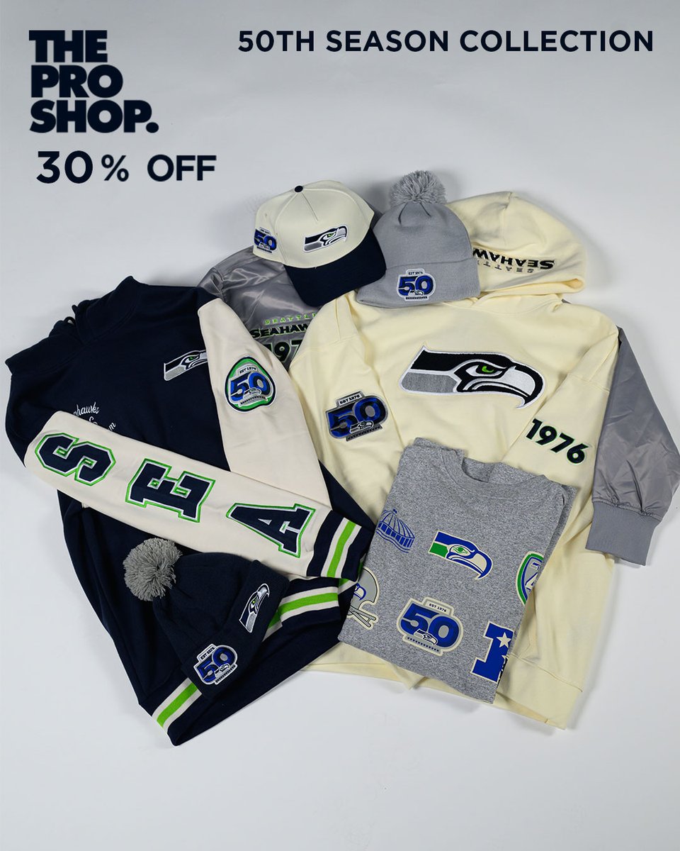 SeahawksProShop's tweet image. 🏈 Gear Up. Black Friday is HERE!
Shop 30% off the 50th Season Collection, Sideline Caps &amp;amp; Clearance at The Pro Shop - only at Lumen Field &amp;amp; The Landing in Renton!

Offers available through December 1st.