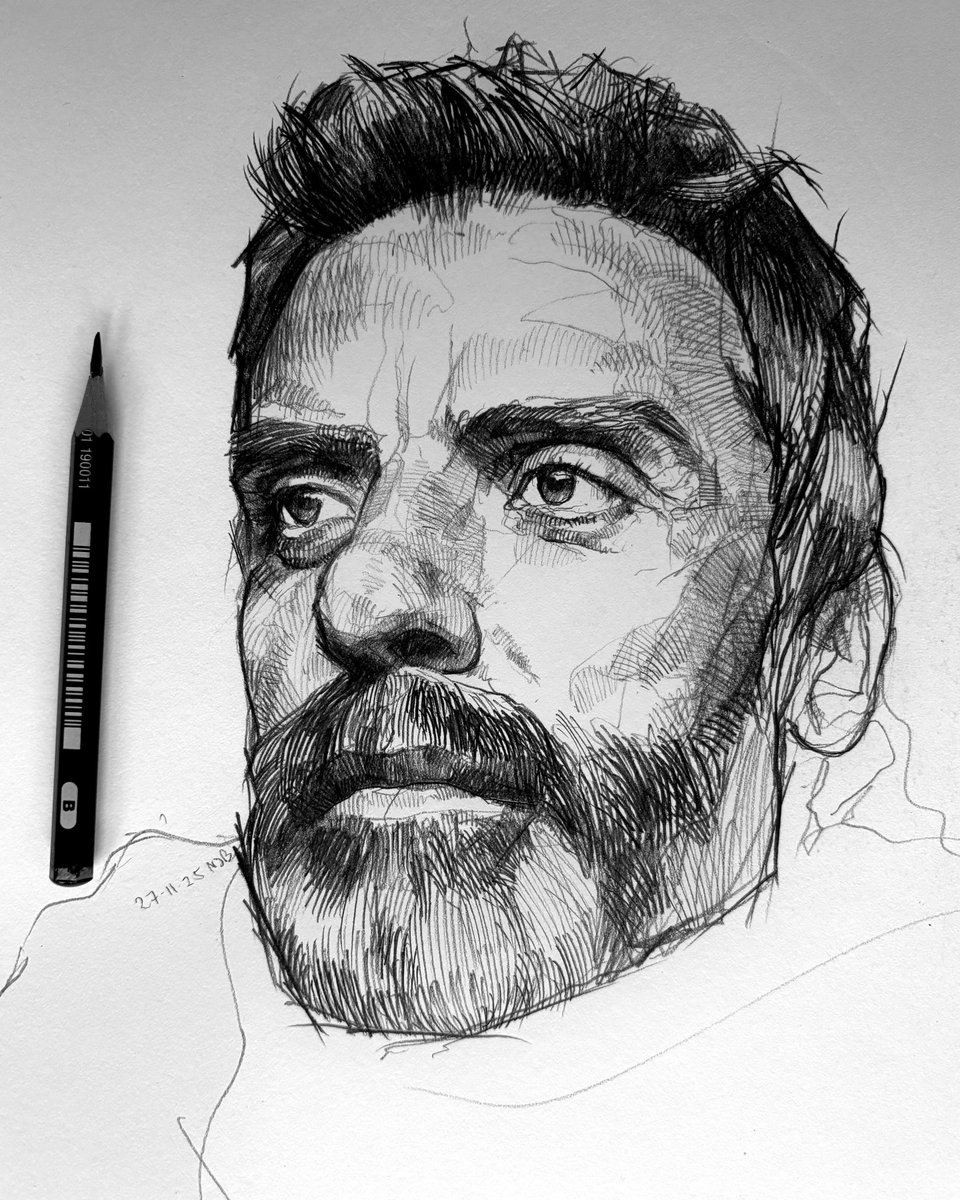 Enjoyed <a href="/FrankensteinGDT/">Frankenstein Film</a> … here’s a #sketch of the main man #VictorFrankenstein 

@oscarisaac in the #sketchbook

#oscarisaac #drawing #pencilportrait #frankenstein