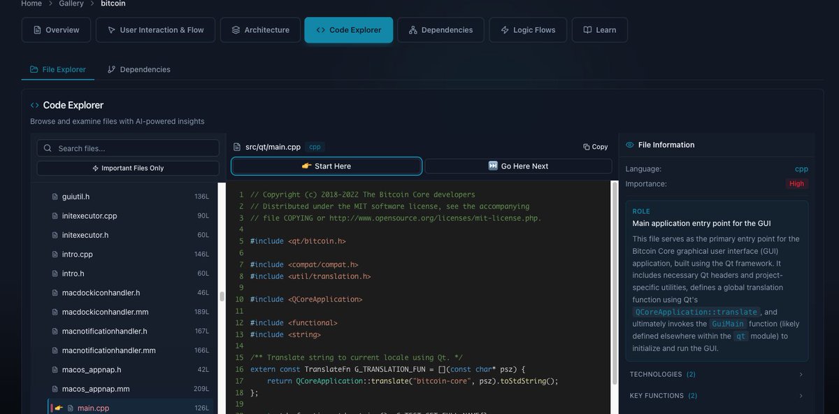 SearchThisImage's tweet image. If you are a developer and want to know how bitcoin works, checkout this link. This is our latest project @revibe_codes that reverse engineers an yexisting codebase to explain how the system is designed, architected, how logic is built etc.
app.revibe.codes/gallery/680ea3…