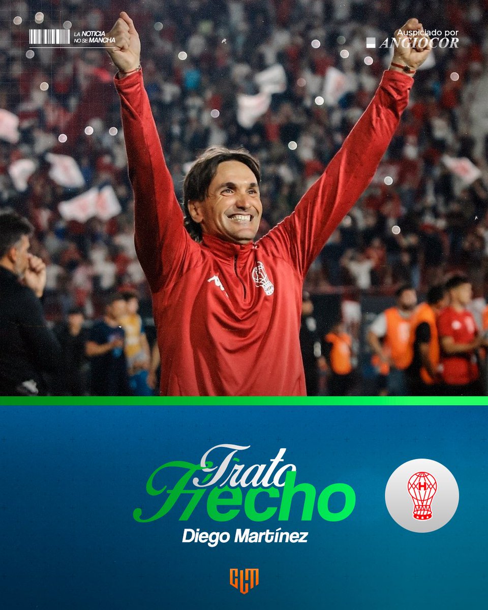 CLMerlo's tweet image. 🚨Diego Martínez es el nuevo entrenador de Huracán. 
*️⃣Regresa para reemplazar a Kudelka y firma contrato por 18 meses, tal como informó @BrianEPecora