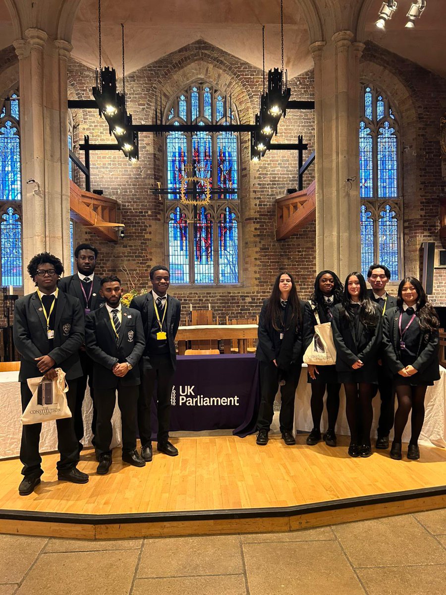 6th Form Learning with the Lords! In conjunction w/ConstitutionSociety <a href="/UKHouseofLords/">House of Lords</a> Held at St Mary’s church, the site of the 1647 Putney debates following Parliament/Cromwell’s victory over Charles I during the English Civil War <a href="/Margaret4DR/">Margaret Mullane MP</a> <a href="/UKParliament/">UK Parliament</a> <a href="/BrentwoodRC/">Diocese of Brentwood</a>
