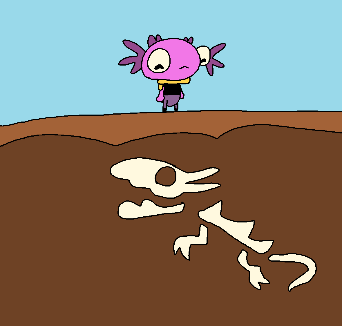 ThePalafin's tweet image. Oop I&apos;m so late

#shipoffools #novemberoffools #fossils