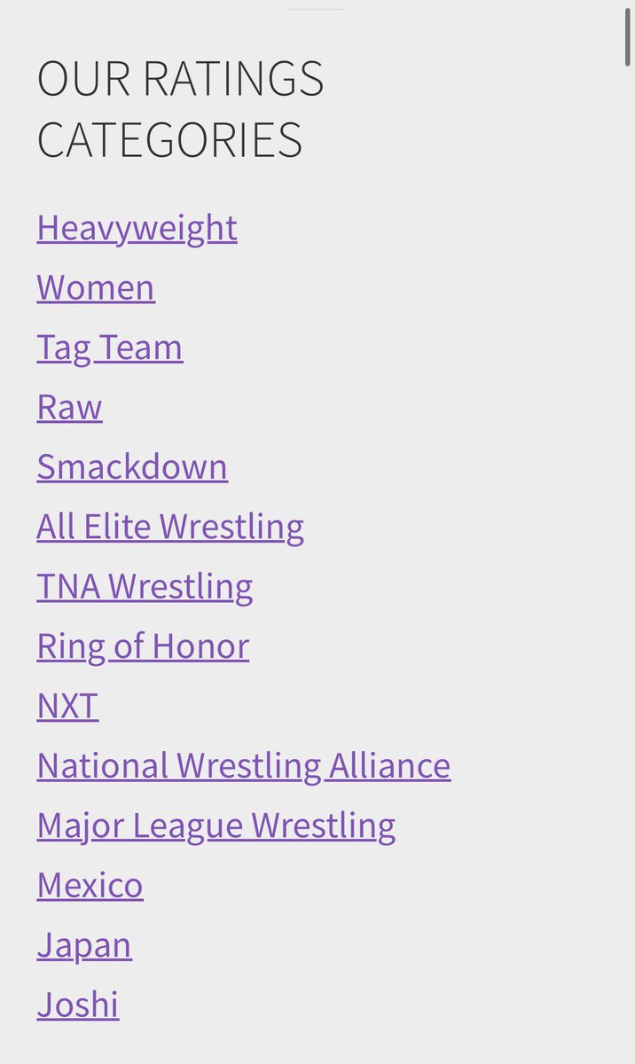 OfficialPWI's tweet image. To those looking for updates to our Weekly Ratings page: We’ve given our committee the week off! We’ll be back next week with updates across the board.