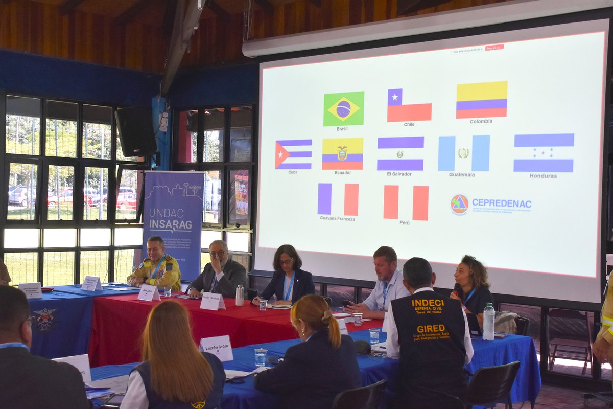 UNOCHA_Americas's tweet photo. Cuando ocurre un desastre, la unidad salva vidas. En la reunión regional de #UNDAC e @INSARAG en Curitiba y en línea, fortalecimos estándares, compartimos aprendizajes y reforzamos nuestra capacidad colectiva de respuesta. ¡Gracias, Brasil🇧🇷, por recibirnos! https://t.co/5DKhtfw5sf