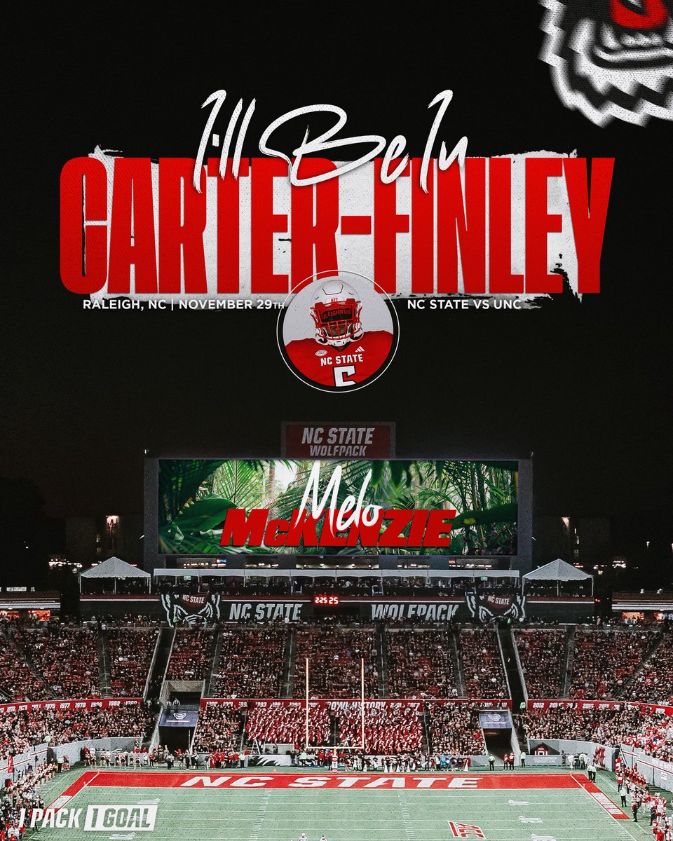 I will be in Raleigh tomorrow!! 🐺🔴⚪️‼️

#1PACK1GOAL