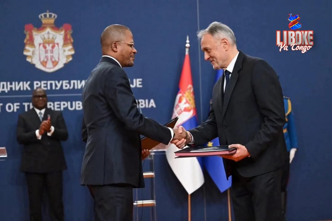 afrikapromotion's tweet image. #RDC–Serbie 🇸🇰 : 

Un nouvel accord sportif signé à Belgrade 😍

Le ministre des Sports @DidierBudimbu a signé ce vendredi à Belgrade un accord de coopération sportive avec la Serbie aux côtés de son homologue Zoran Gajić 🔥

La signature s’est déroulée en présence du Président…