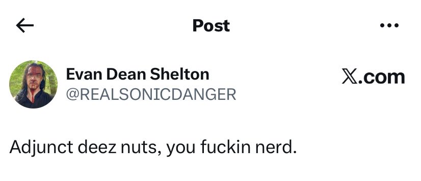 REALSONICDANGER's tweet image. “It iS oNly reCenTly tHat auThOrs haVe leArNed tO wRitE iN a waY tHat aPpEaLs tO rEadeRs rEceNtly.”

Brilliant work, prof. 👏