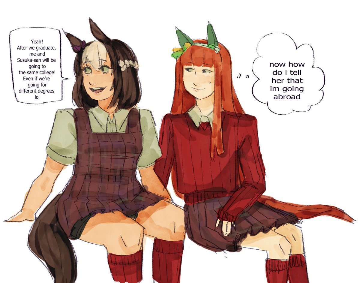 raccoonmila's tweet image. i gave them my highschool uniform