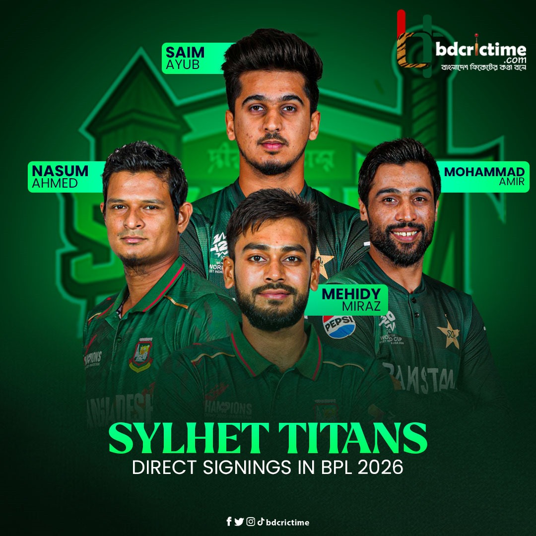 দুই দেশি–দুই পাকিস্তানি মিলিয়ে অকশনের আগে প্রস্তুত সিলেট টাইটান্স

#BangladeshCricket #BPL2026 #BDCricTime
