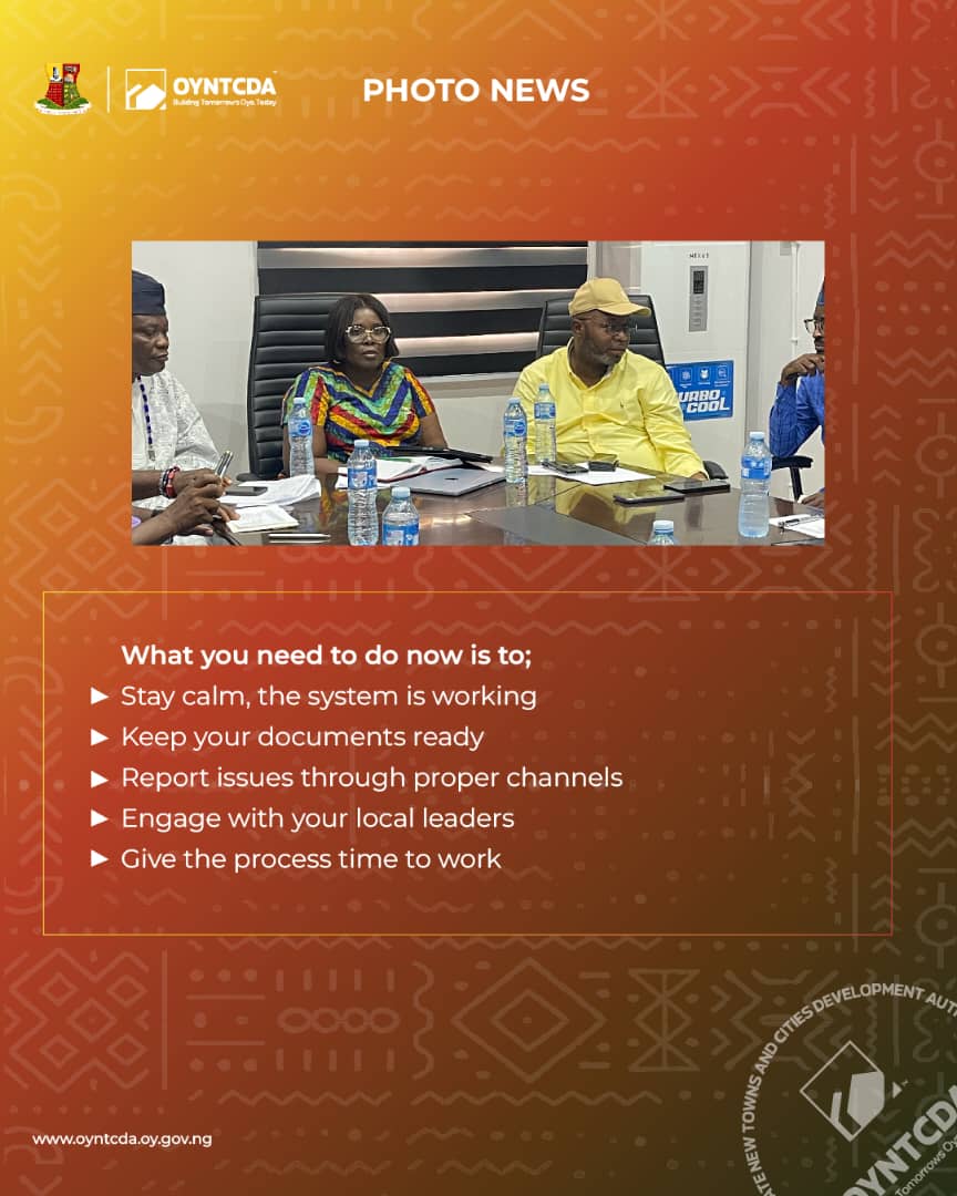 oyntcda's tweet photo. Stay tuned for updates as we build a better Oyo State together. https://t.co/tr8lUISy53