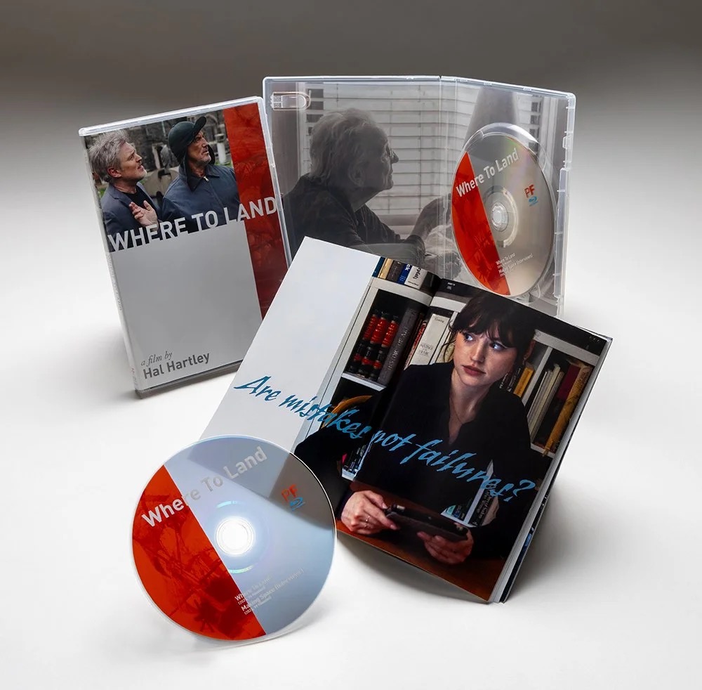 disc_connected's tweet photo. ***ANNOUNCEMENT***
Now available on Blu-ray in the US from #HalHartley: #WhereToLand (2025)!
Joseph Fulton, a well-regarded fifty-eight-year-old film director of romantic comedies, wants to become assistant groundskeeper at a local cemetery in his Manhattan neighborhood, desiring to work outdoors and be close to nature. Meanwhile, he thinks it’s important to have his last will and testament drawn up. But his highly dramatic actress girlfriend imagines he is dying and that he is just too brave to tell anyone. The rumor spreads and soon friends, family and neighbors crowd into his apartment to say their last farewells.
INCLUDED IN THE BOX SET:
A 36-page booklet with behind the scenes photos from the production of the film, an interview with Hal Hartley plus an excerpt from Our Man, the first draft of Where to Land.
Documentary: Making Space (the making of Where to Land including interviews with the cast and crew during filming)
SUBTITLES: ENGLISH, JAPANESE, FRENCH, GERMAN and SPANISH
Region Free Blu-ray
(Blu-ray comes in traditional DVD sized case)
https://t.co/rAJPnGbJK1
#BluRay #PhysicalMedia #BluRays #BoutiqueBluRay #CultMovies #DiscConnected