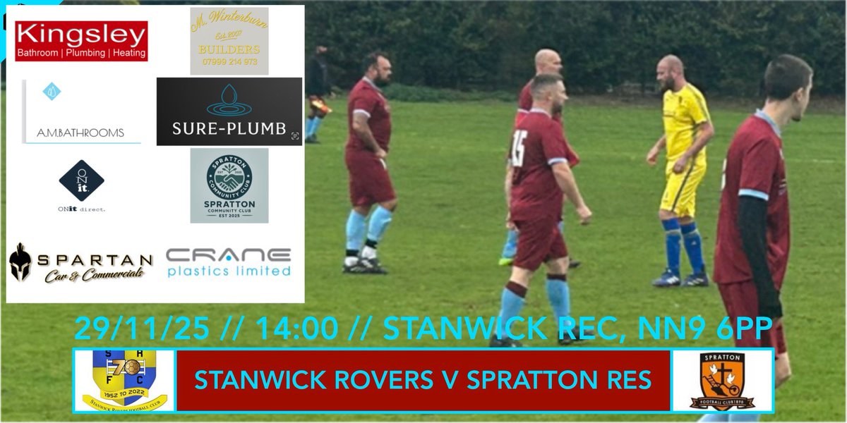 SATURDAYS GAMES

The Firsts have their re-arranged Premier Division Cup game against Harpole FC after the washout 2 weeks ago. Should be no need for the snorkel tomorrow at least!

The Reserves face a tough test heading off to 2nd placed Stanwick Rovers

Good luck to both sides