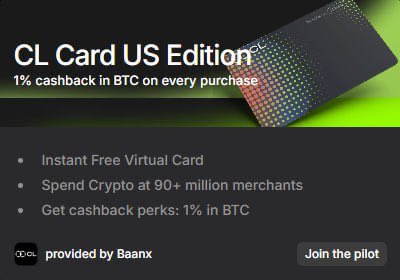 Yes!  The acquisition of <a href="/BaanxGroup/">Baanx Group</a> by <a href="/exodus/">Exodus</a> is huge news.  The the utility token of $BXX is still a sleeping giant.  Also, the pilot for the US Defi Card on @ledger when live last night. $BXX $UNI $ADA $DOT $BTC $USDC $USDT $PEPE #Defi <a href="/coinbase/">Coinbase 🛡️</a> <a href="/base/">Base</a> <a href="/BinanceWallet/">Binance Wallet</a>