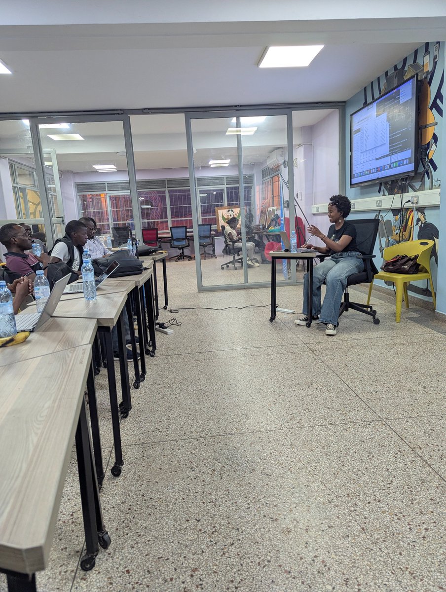PydataKampala's tweet photo. #PyDataKampala
What a time to learn!
Ms. A. Kirabo split mysteries of data and publication using Quarto.
Much thanks to the brilliant minds that made the conversation worthwhile.
Big up to @MakUnipod for hosting us. https://t.co/Nw8QkfgJSG