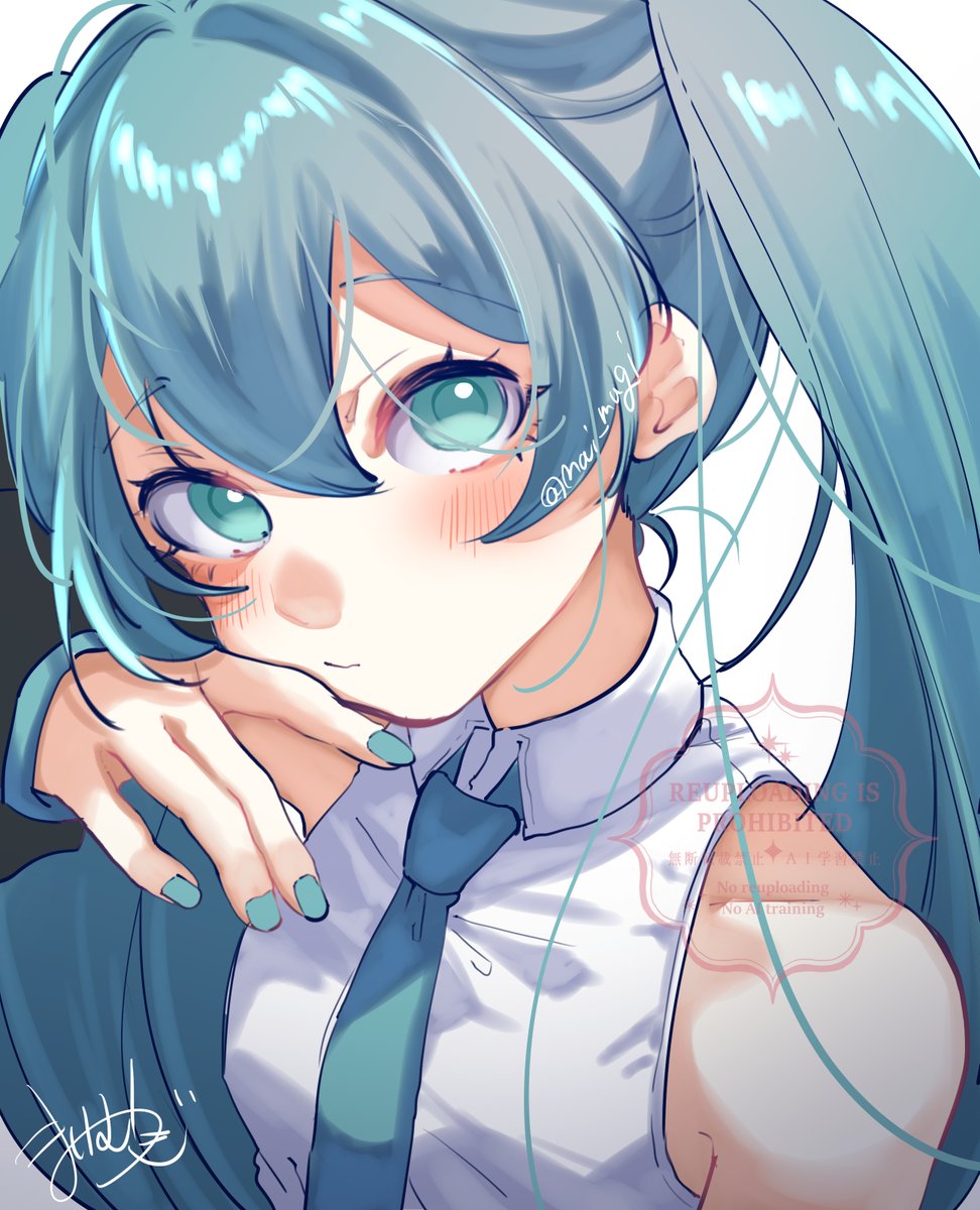 初音ミク 「好きと言いなさい!」|まいむぎのイラスト