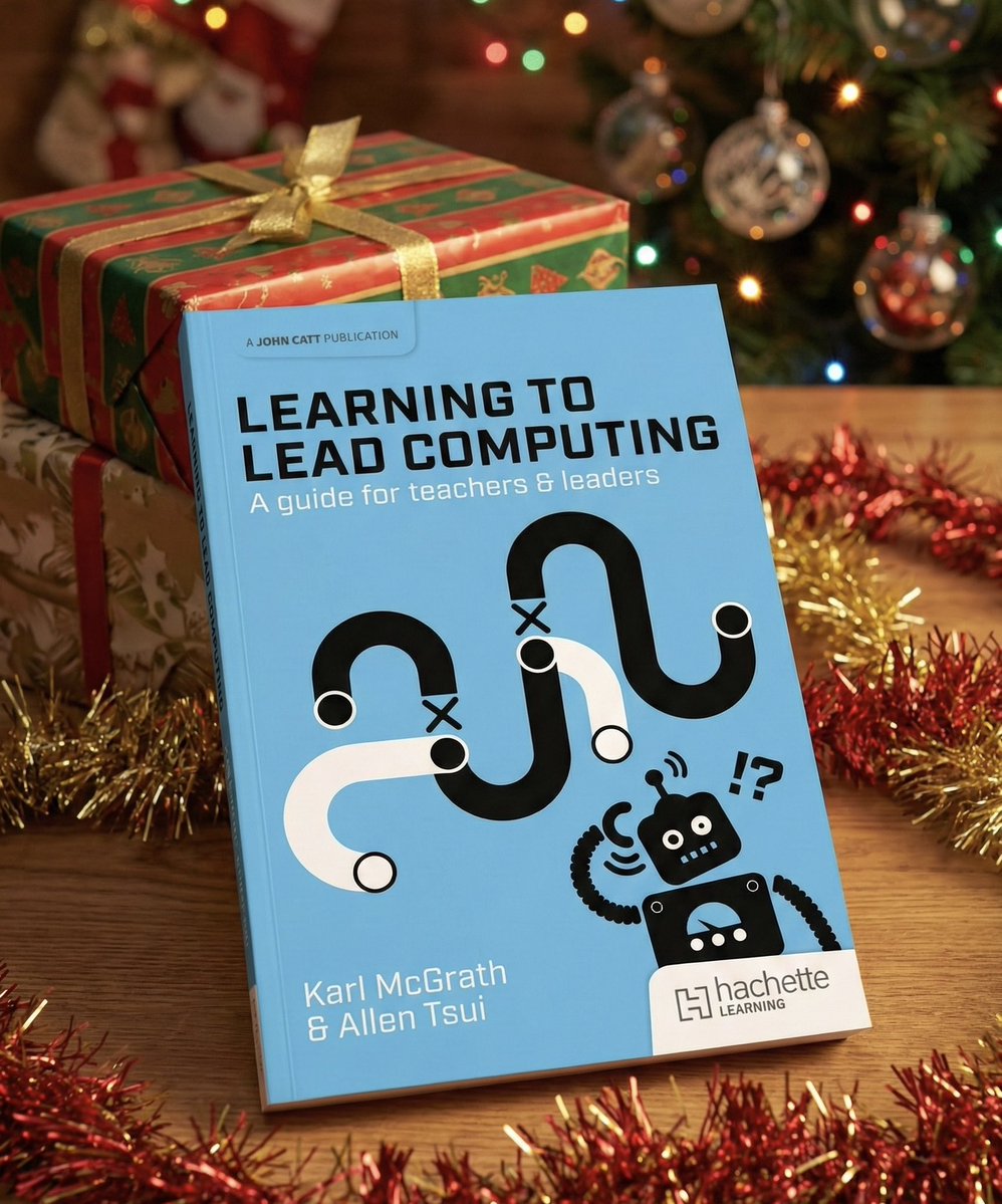 MRMICT's tweet image. Looking for a Christmas present for the computing lead in your life? 🎄

Learning to Lead Computing - a practical guide for experienced &amp;amp; emerging primary computing leads

Available from: Amazon - bit.ly/L2LCo

#Computing #PrimaryComputing #Edutwitter #EduBooks