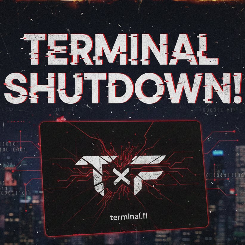 🚨Terminal is shutting down!🚨

Withdraw your assets ASAP‼️
➖Go here:
terminal.fi/roots
Withdraw your tUSDe, you will get sUSDe.

➖Swap it on Jumper to whatever you wish:
jumper.exchange/?fromChain=1&f…
 Dont Panic if you get lower sUSDe, thats okay, 1 sUSDe = 1.2 USDC

sUSDe CA
