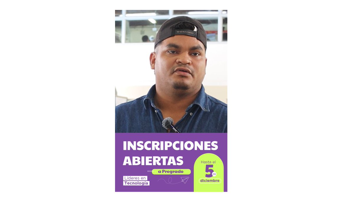 octavioprensa's tweet image. ¡PILAS PUES! Inscripciones abiertas
.
En la Institución universitaria PASCUAL BRAVO
Testimonio: