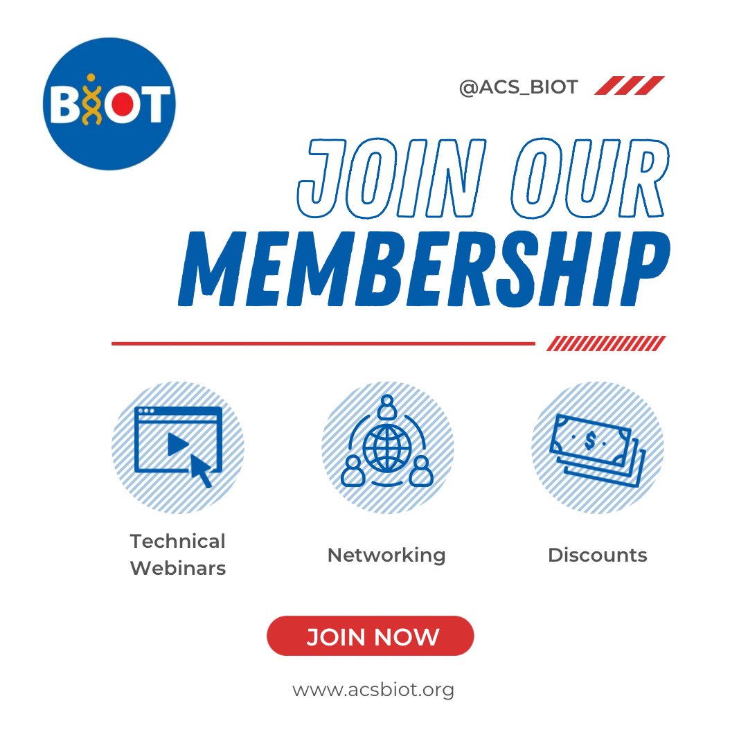 ACS_BIOT's tweet image. Want to grow your biotech network?
ACS BIOT brings together scientists and engineers driving the future of biologics and biomanufacturing across industry, academia and government.

Join our community: na2.hubs.ly/H02gXb50
