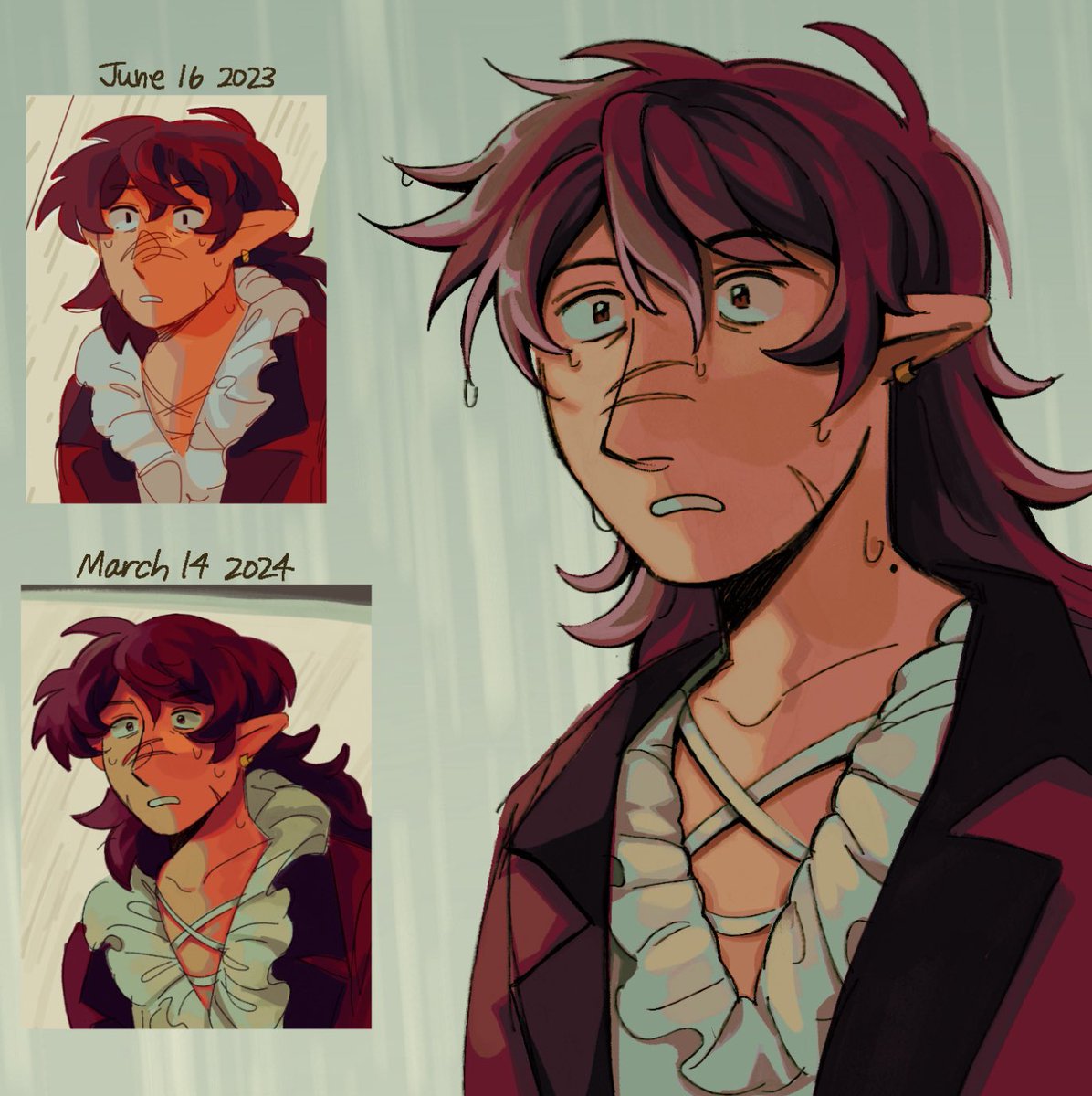 redraw 👍 ive been drawing my ocs lately