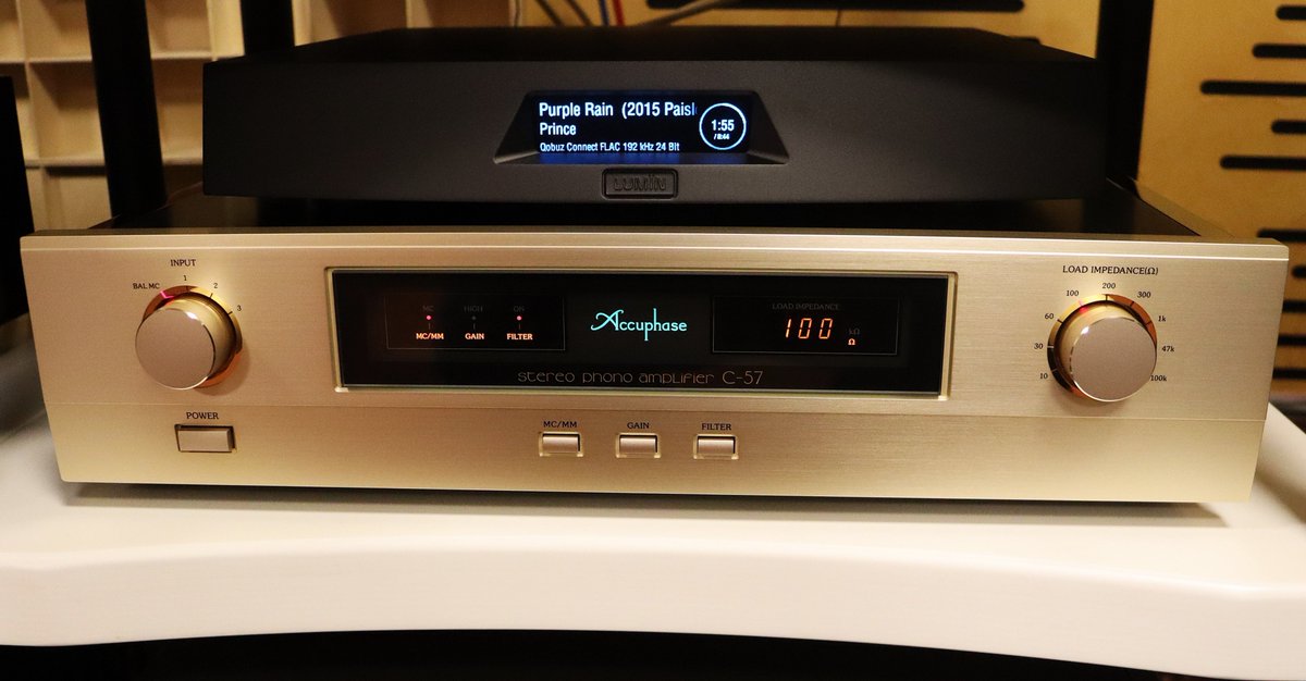 SystemReference's tweet image. Ob Digital oder Analog LUMIN U2X Accuphase C-57