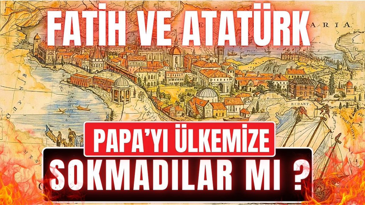 Fatih ve Atatürk, Papa’yı Ülkemize Sokmadılar mı ? 
Sözümü tuttum videoyu yetiştirdim. Şu an kanal üyeleri, yarın sabah 10:00’dan itibaren herkes videoyu izleyebilir.
Abone Olun Kaçırmayın👉 youtube.com/TalhaUğurluelTv