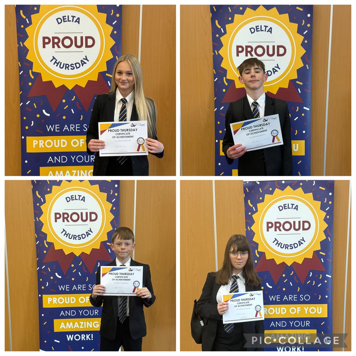 🎉 Huge congratulations to our amazing students who won PROUD Thursday this week for their outstanding work! Your hard work is truly inspiring. Keep shining! 🌟 #PROUDThursday #CelebrateExcellence