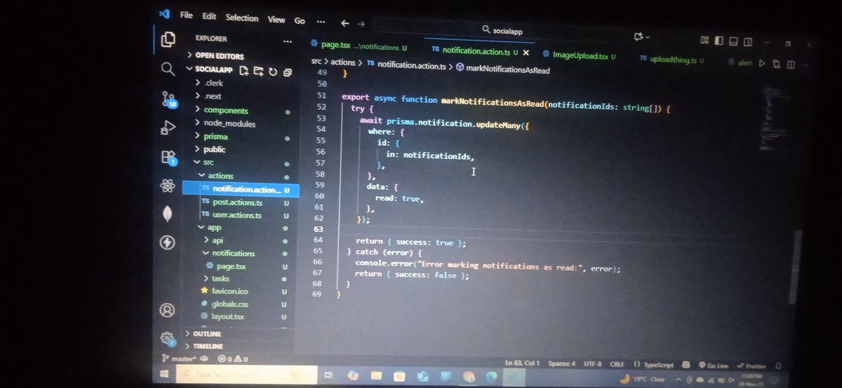 rohitrikame88's tweet image. Built notifications for my social app — real-time alerts for likes, comments, and follows. 🔔 #letconnect #CONNECT  #NextJS #Prisma #buildinpublic