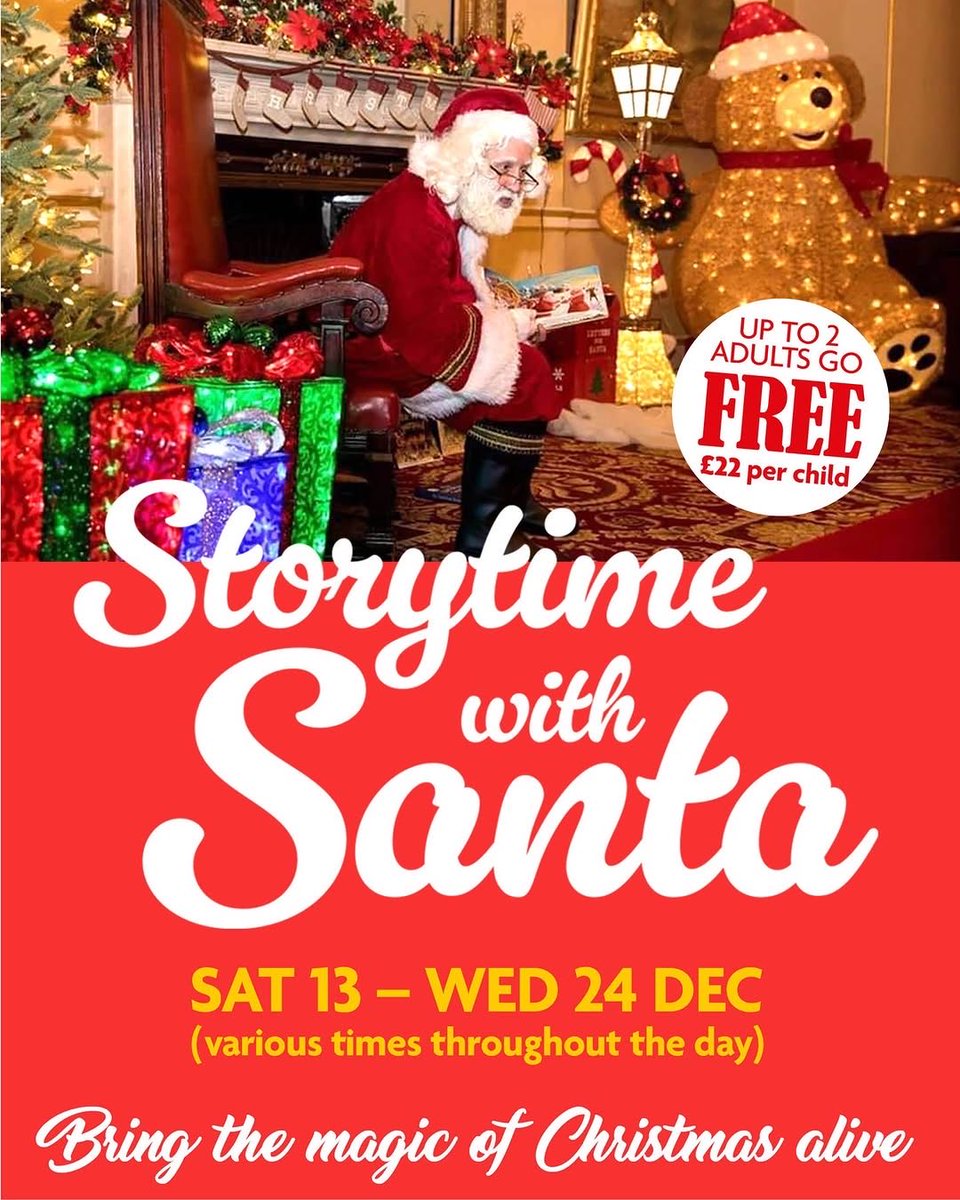 Celebrate 15 years of festive fun @floralpavilion with a show that brings classic and new Christmas stories to life, packed with sing-along songs and joy for the whole family! ✨

🎁 Every child meets Santa, shares their Christmas wishes, and takes home a special gift!