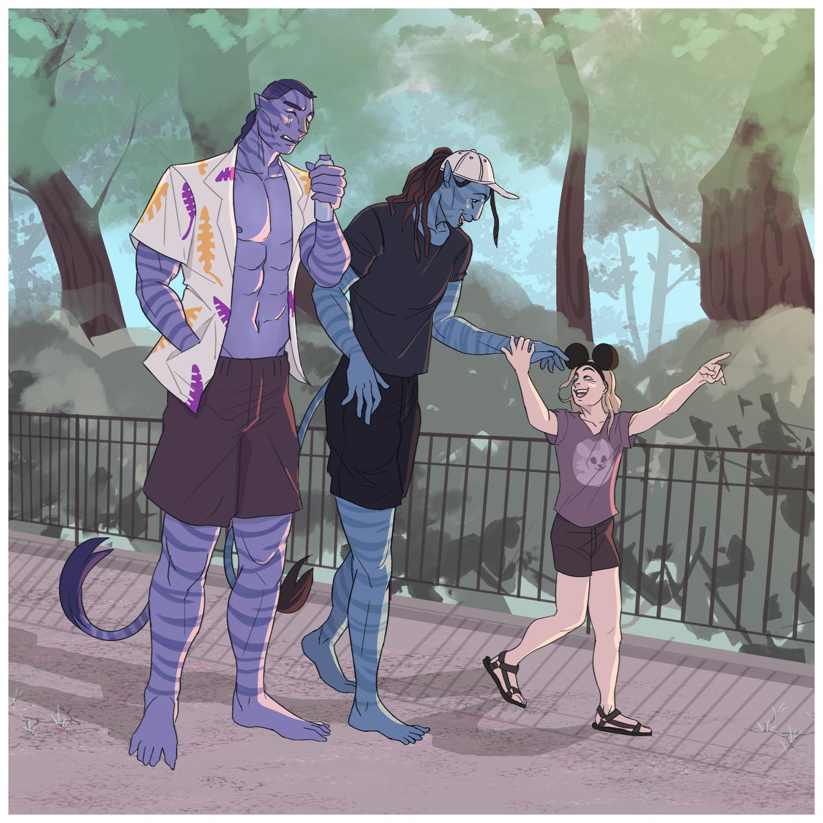 blackhlesun1's tweet image. divorced dads take their son to disney

#AvatarFireAndAsh