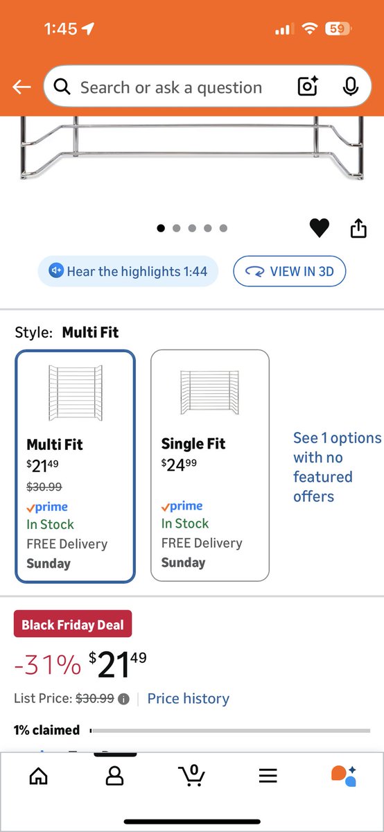 LarissaPage12's tweet image. The multi fit wire puzzle racks are back in stock!! I need two if anyone can help!! #BlackFriday #BlackFridayShopping amazon.com/hz/wishlist/ls…
