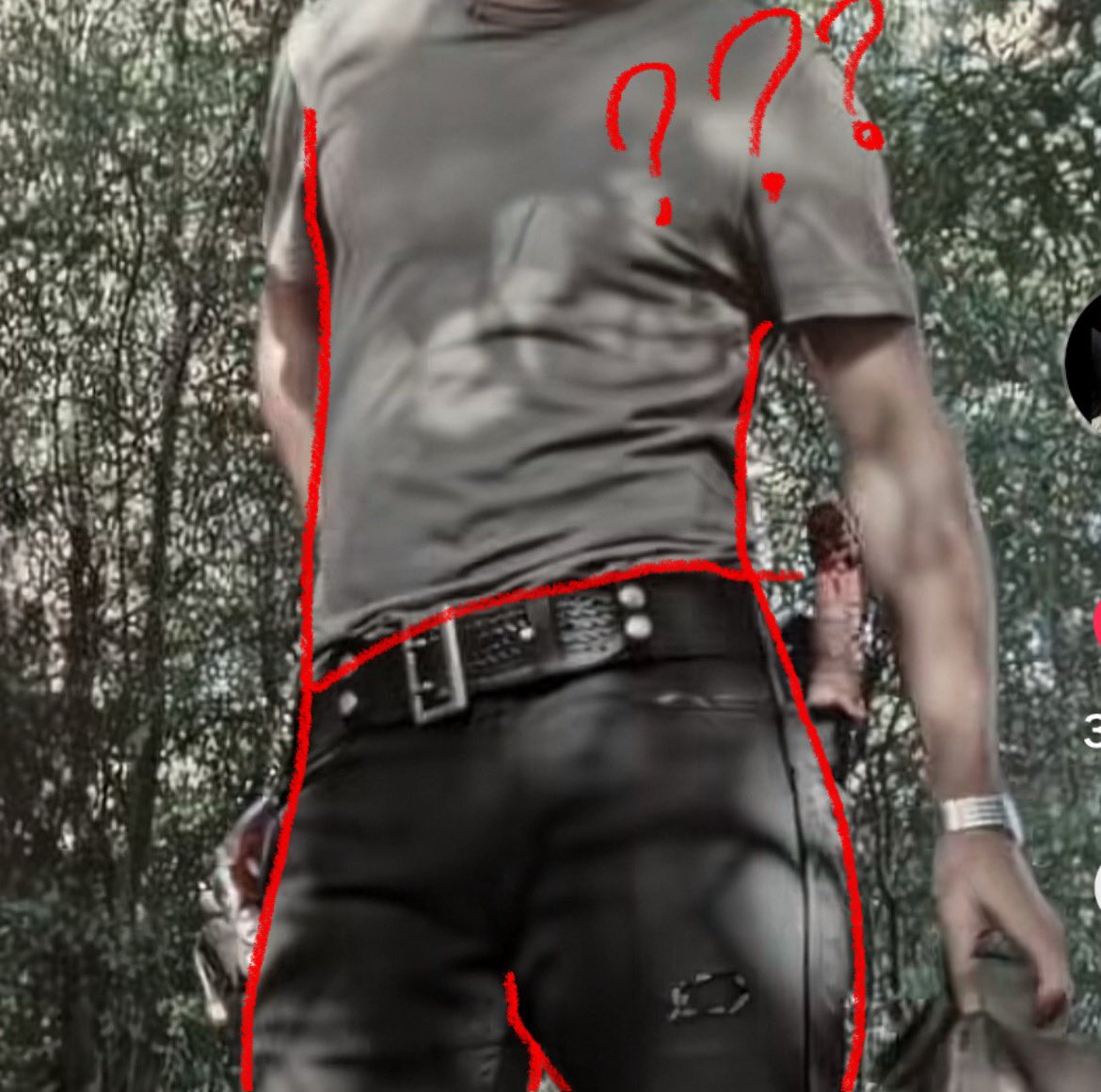A case that never sat right with me…. Rick Grimes’ childbearing hips.