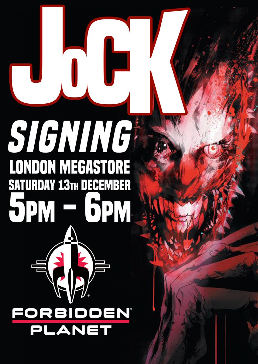 I’ll be signing copies of THE ART OF JUDGE DREDD and ABSOLUTE BATMAN at the <a href="/ForbiddenPlanet/">Forbidden Planet</a> Megastore in London, Dec 13th!👇<a href="/2000AD/">2000 AD Comics</a>