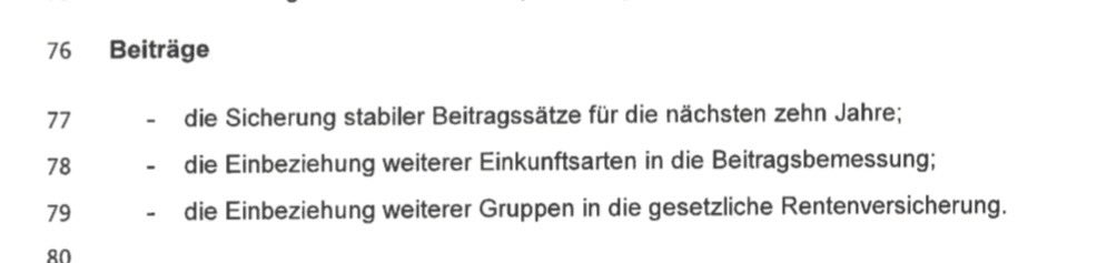 Ich meine es war klar, dass bei einer Renten-Kommission, die ohne Denkverbote agieren soll, auch solche Themen auf den Tisch kommen, aber die Einbeziehung weiterer Einkunftsarten (Kapitalerträge, Mieten usw.) wäre schon übel 🤢 #Rentenpaket 

portal-sozialpolitik.de/uploads/sopo/p…