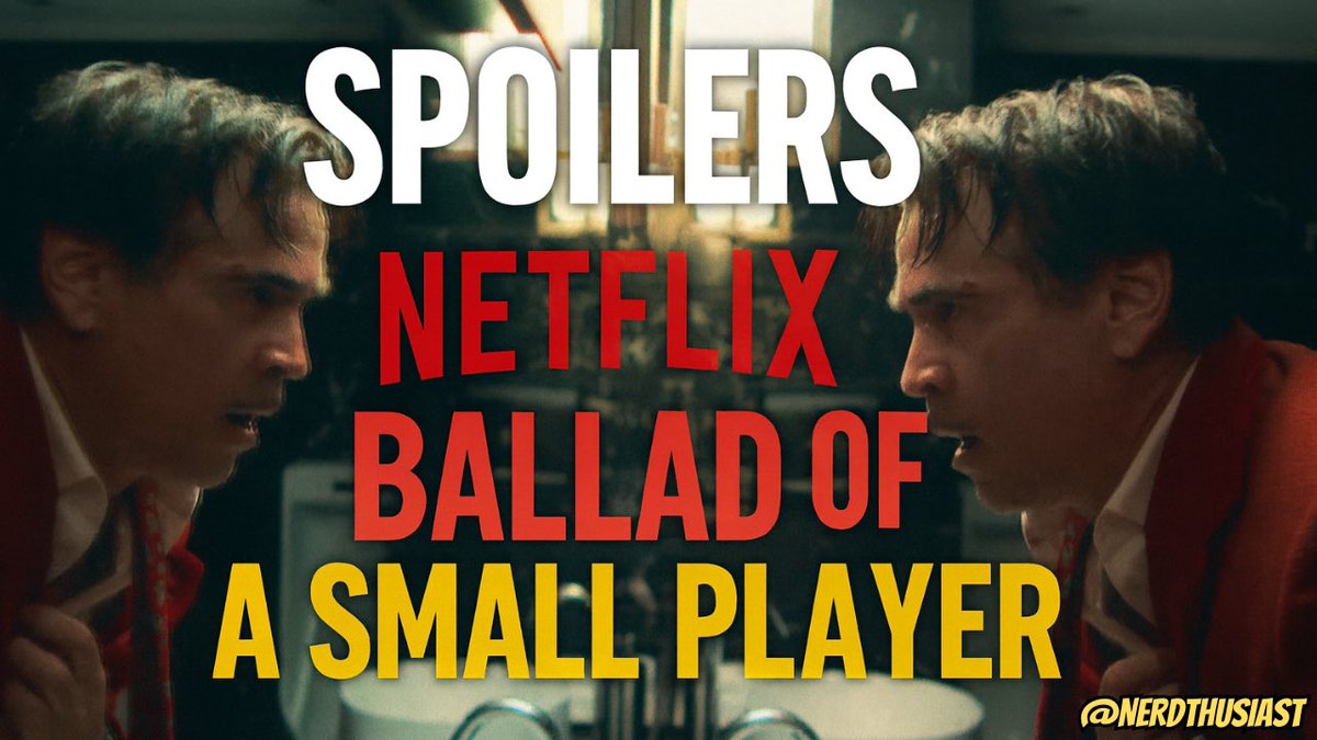 New poker podcast up now , we review the new Netflix casino movie Ballad of A Small Player , watch below 👇 

youtu.be/Upn6AjCBbEQ?si…