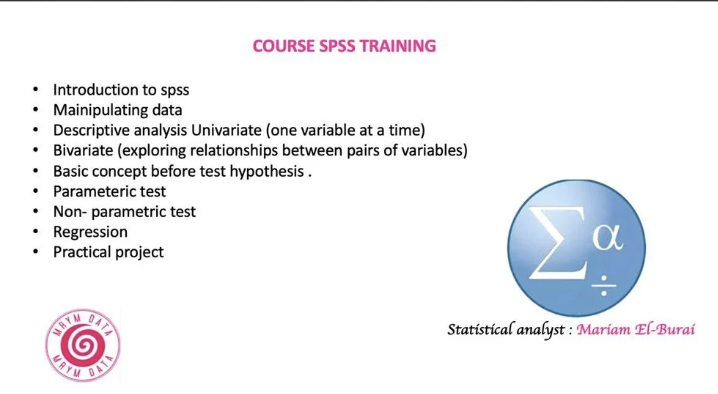 mrym_data's tweet image. إتقان تحليل البيانات باستخدام SPSS ما لازم يكون معقّد ولا يضيع وقتك. 📉

أغلب الطلاب يتعلّموا SPSS من فيديو هنا ودرس هناك… 

وفي النهاية يضيعوا بين الأوامر وما يعرفوا يختاروا التحليل المناسب أو يفسّروا النتائج بشكل صحيح.

عشان هيك، صمّمت أقوى برنامج تدريبي لك ياخذك من مستوى…