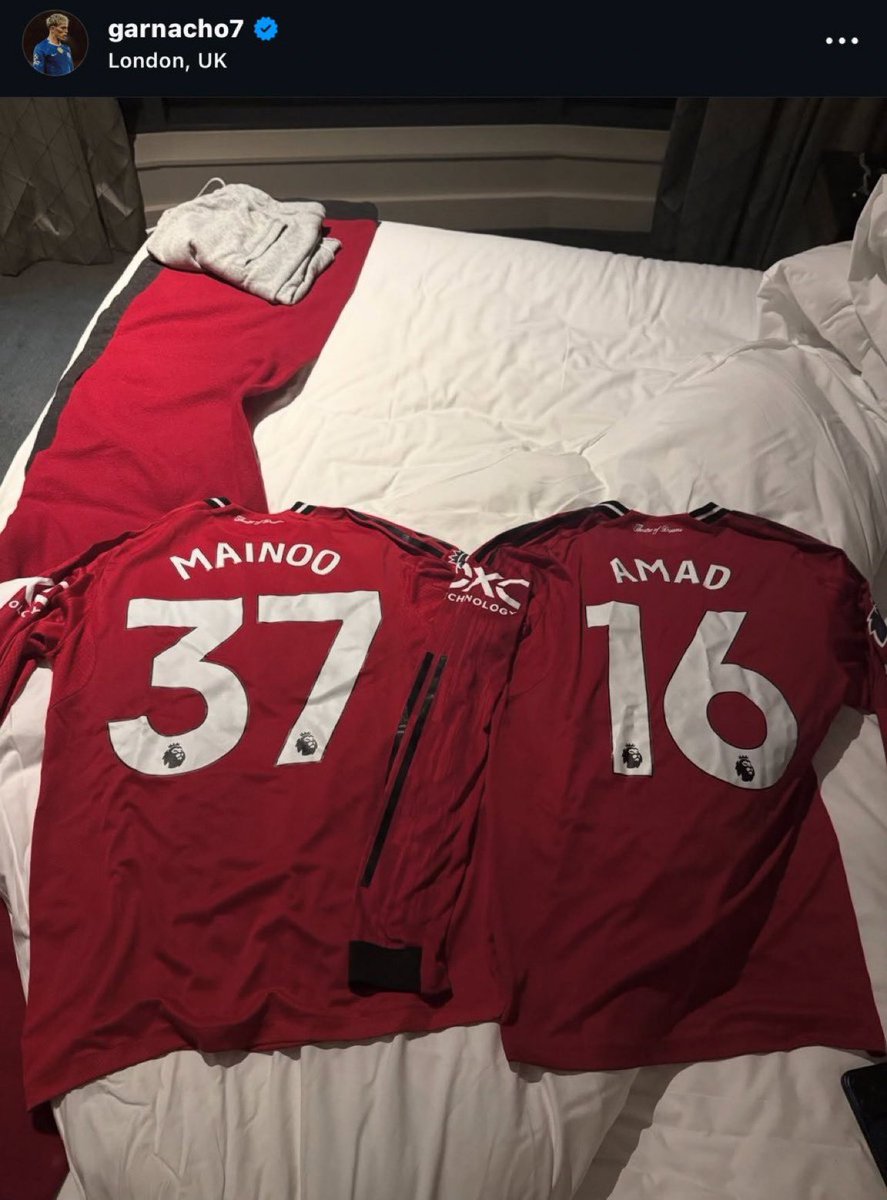 AmorimEra's tweet image. Alejandro Garnacho on Instagram. 🔴