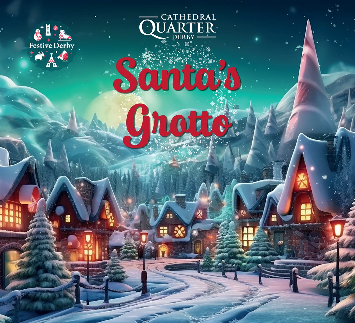 🎅 Meet Santa at #Derby Market Hall! 🎄

Every child receives a special Christmas gift. Tickets £4.50 per child.
The Grotto will be open every weekend from Sat 29 Nov, plus additional dates closer to Christmas (check bookings link).

🎟️ Book: derbylive.co.uk/whats-on/cathe…