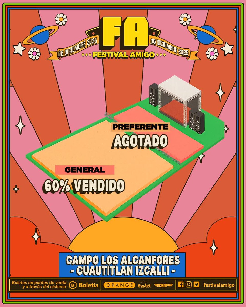 RitmoInolvi's tweet image. El festival amigo se encuentra a la vuelta de la esquina y los boletos se están agotando 🔥🤭 

🎫Boletos en Boletia 
📍Campo los alcanfores 

#Festival #Conciertos