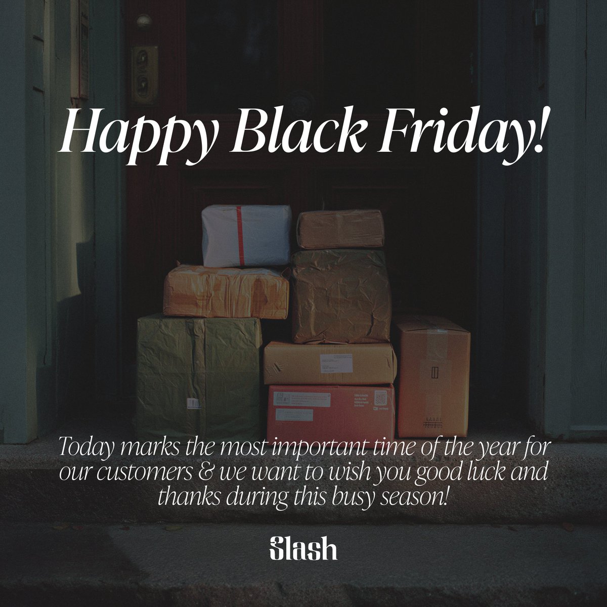 slashapp's tweet image. Wishing a very happy Black Friday to our incredible customers!