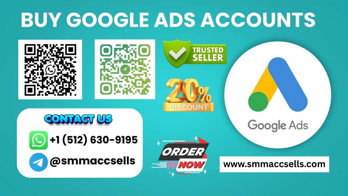 eyaminali0980's tweet photo. 9.9 Best Place Buy Google Ads Accounts | (Aged, Premium account)

If you more information to Contact us:
➤Telegram: @smmaccsells
➤WhatsApp : +1 (512) 630-9195

https://t.co/MVxXf421Ur

#BuyGoogleAdsAccounts #BuyGoogleAdsAccount #opay #EggBowl #releafcannabis #SkylineSweeps https://t.co/B3JIMLQpf6
