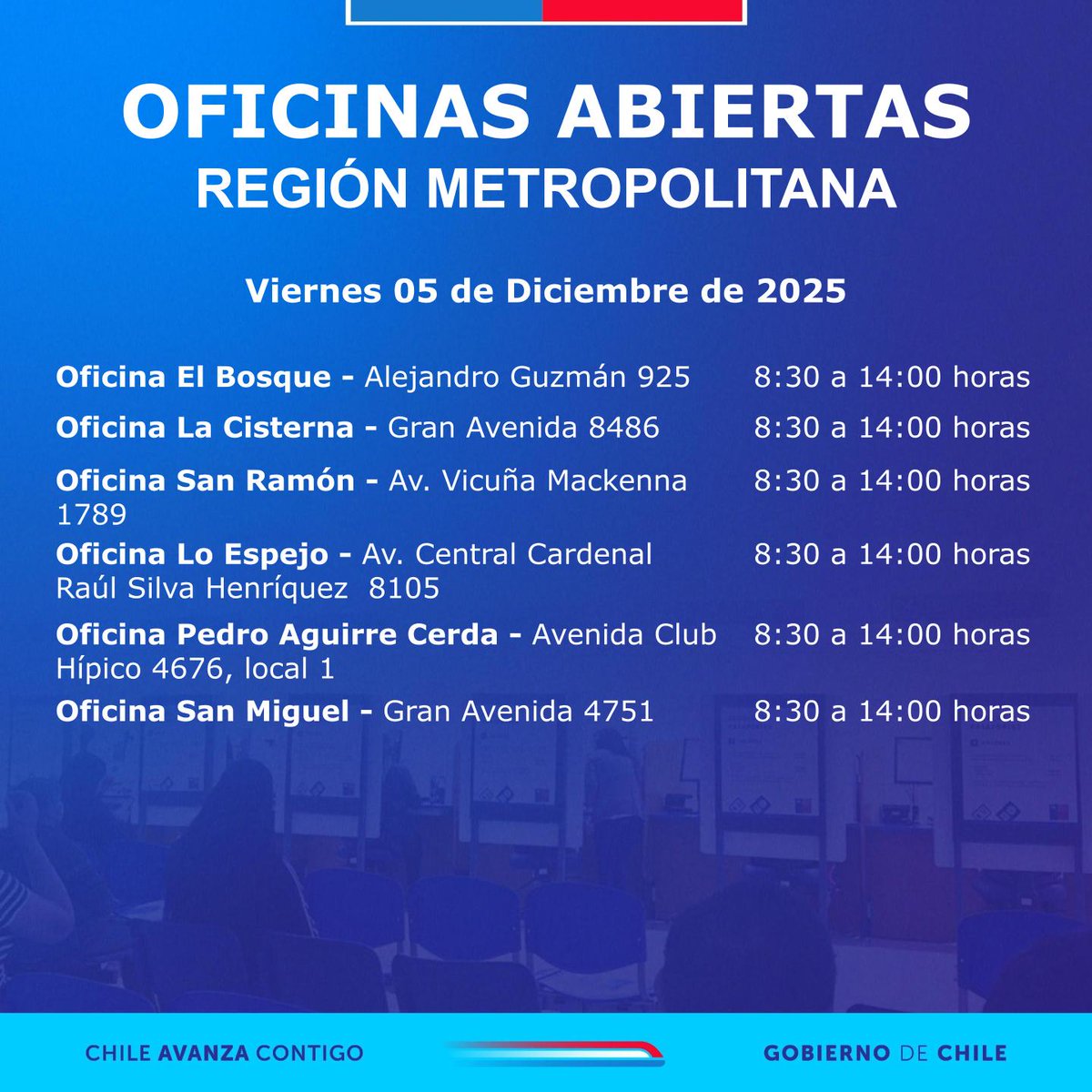 Registro Civil RM tweet media