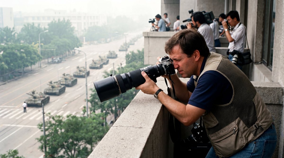 Thanks to Nano Banana Pro, I got to see firsthand how Jeff Widener took the historic "Tank Man" photo.