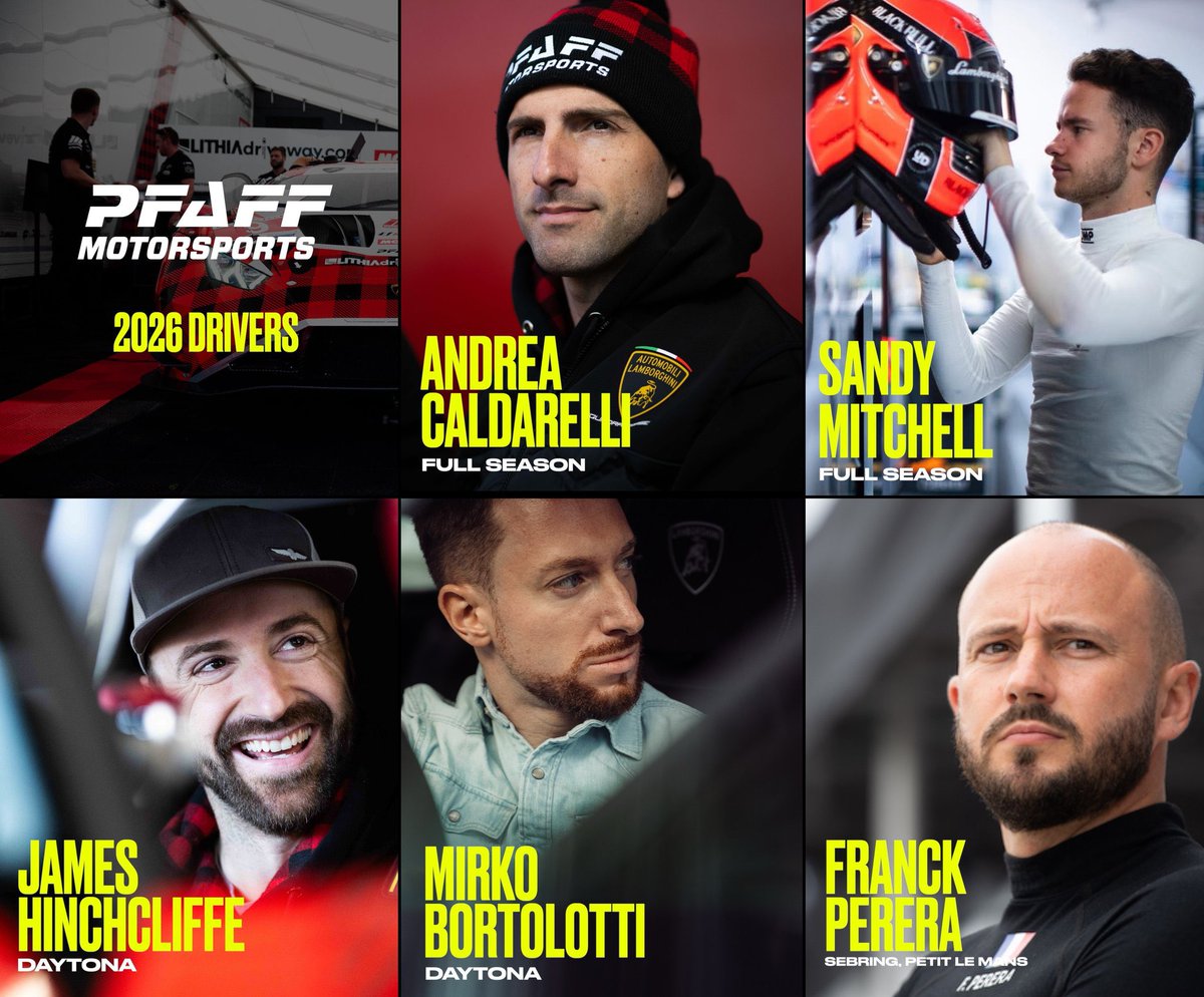 SMitchellRacing's tweet image. 2026 plans are here 💥 I’ll be joining @pfaffmotorsport for a Full Season entry in IMSA GTD Pro 🙌🏼. Super excited to start with Daytona in January and to have a full season campaign in the states for the first time since 2019. Let’s go racing 🤠🇺🇸
