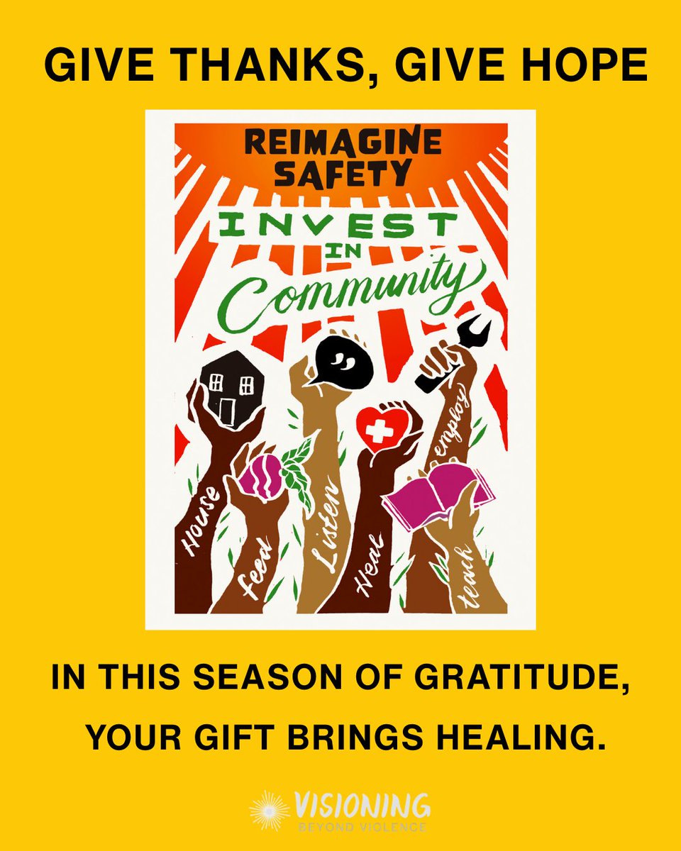 VisioningBV's tweet photo. This Thanksgiving, support healing for gun violence survivors. Your donation ensures they have a community. Donate: https://t.co/nVuPg2PUr8 #SupportHopeAndHealing #EndGunViolence #GiveForHealing #GiveThanksByGiving #Thanksgiving #YourSupportMatters #TogetherWeGiveHope https://t.co/8jIpiXwuvy