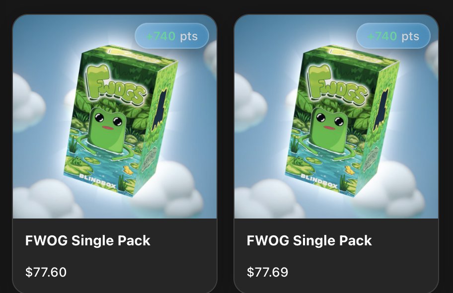 brentradess's tweet image. Giving Away 2 single @itsafwog blind box NFTs

Winners will be picked in 24 hours from the comments of this tweet

To enter: Comment, RT this post and make sure you&apos;re following @brentradess and @itsafwog 

These blind box NFTs give you a physical FWOG figurine (redeemable later…