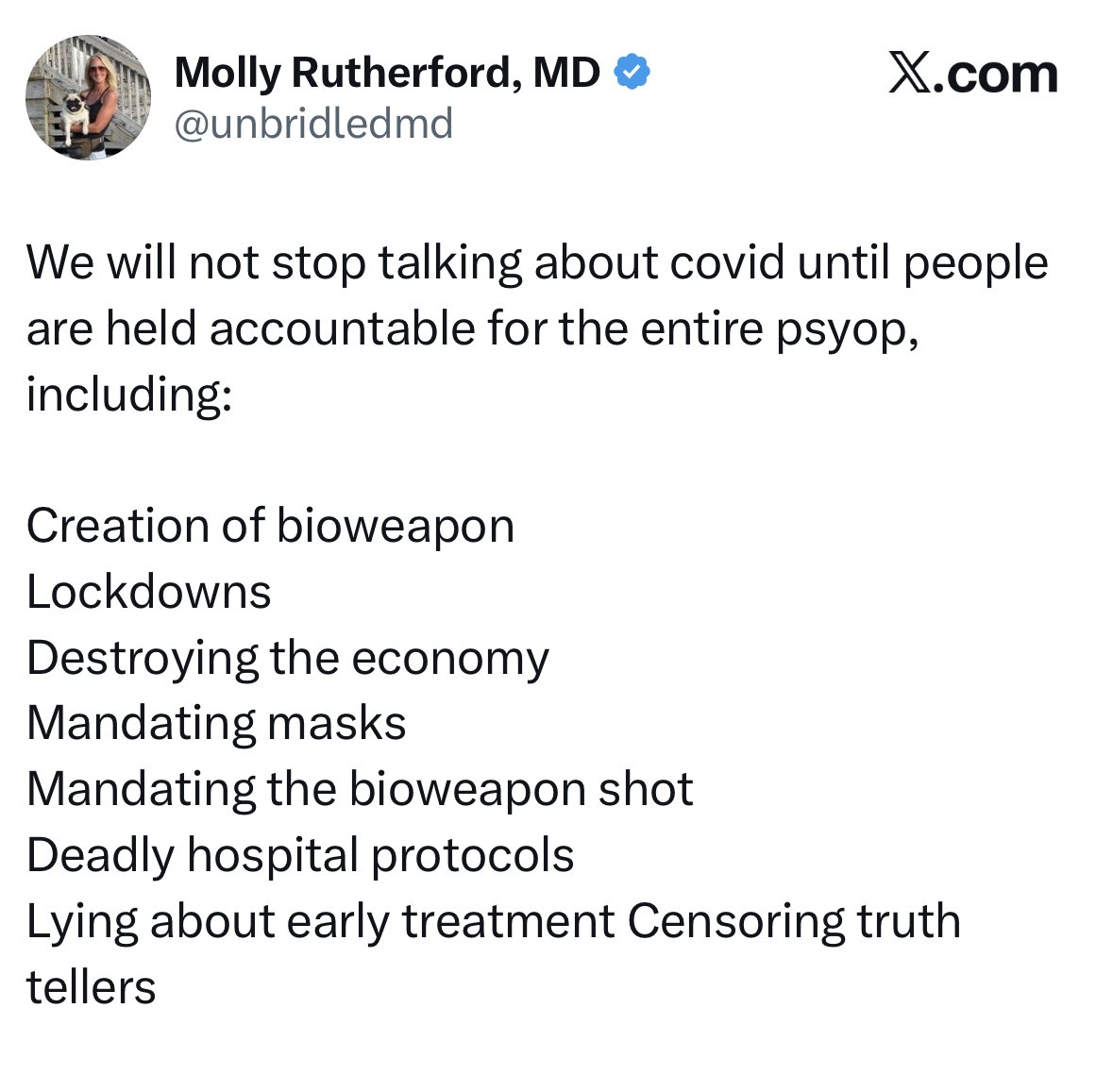 DrNeilStone's tweet image. I will not stop talking about Covid to make sure history is not rewritten and it is not forgotten that 

It was deadly 
It was terrifying
ICUs were full 
Dexamethasone worked
Ivermectin and hydroxychloroquine didn&apos;t
Vaccines helped get us out of the pandemic