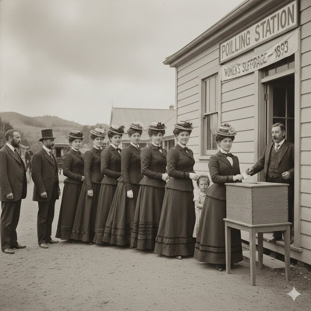 techdergi's tweet image. TARİHTE BUGÜN! 🗓

Kadınlar İlk Kez Oy Kullandı.

▫️1893&apos;te Yeni Zelanda&apos;da yapılan genel seçimlerde kadınlar, bir ulusal seçimde dünyada ilk kez oy kullanma hakkını fiilen kullandı.

📌 Türkiye&apos;de ise kadınlar ilk kez 1930 yılında belediye seçimlerinde oy kullandı. Teşekkürler…